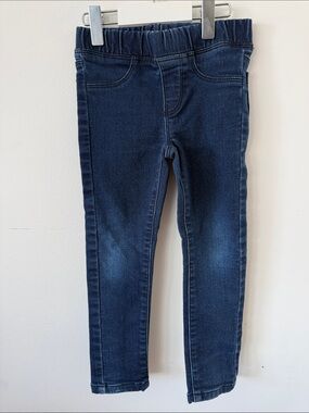 Sears Kids Navy Blue Pull-On Denim Jeggings